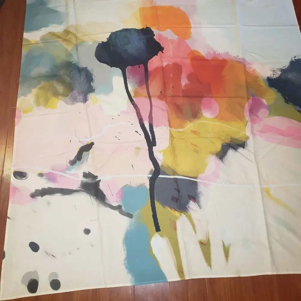 Society6 Flower Abstract Fabric Panel Wall Hanging Home Art Decor 58